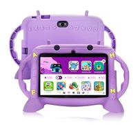 Kids Tablet, 7 inch Tablet for Kids 2-10, Educational Learning Toddler Tablet Android 11, 3GB RAM+32GB ROM Storage, Google Play YouTube, Baby Girl boy Present（Purple）