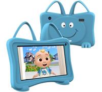 Kids Tablet 7 Toddler Children's Learning Tablet with WiFi, YouTube, Parental Control, Durable Case Education Learning Apps for Boys Girls (Blue)