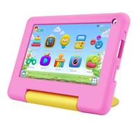 Kids Tablet 7IN Children Tablets for Kids 3-7 Android Tablet for Toddler Boys Girls, Educational Toddler Tablets with WIFI Touch Screen, Dual Camera, Kids Learning APP for Child Ages 3 to12 (Pink)