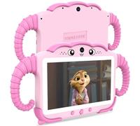 Kids Tablet 7IN Toddler Tablets for Kids 3-7, Tablet for Toddlers Learning 32GB with Touch Screen Educational Games, GMS, Parent Controls, WiFi Edition Tablets for Child Boy Girl (Pink)
