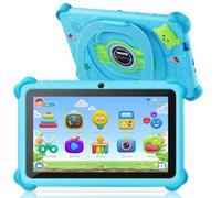 Kids Tablet for Toddlers, Children’s Tablet for Kids with WIFI Dual Camera Touch Screen Kid Edition APP Installed Tablets Shockproof Case Parental Controls 3-7 Year Toddler Boys Girls Gift (Blue)