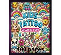 Kids tattoo coloring book