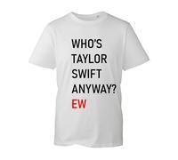 Kids Taylor 2024 T-Shirt we are Never Getting, at Lot Going on, Who's Taylor Anyway? Christmas Xmas Birthday Music Unisex Kids Christmas Lovers Tee(L, White)