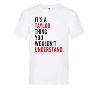 Kids Taylor T-Shirt Music Festival 2024 Tour Tee - It's A Taylor Thing You Wouldn't Understand (UK, Age, 12 Years, 13 Years, Regular, White)