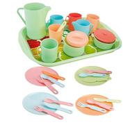 Kids Tea Set | Interactive Tableware Toy for Role Playing | Tea Party Set for Symbolic Play, for Boys and Girls on Birthday, New Year, Holiday, and Occasions