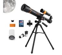 Kids Telescope, Astronomical Telescope for Children, Portable Refractor Telescope with Tripod, Kids Telescope for Amateur Astronomers, Children, Beginners