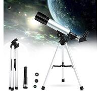 Kids Telescope for Adults Astronomy Beginners,50Mm Aperture 360Mm Portable Astronomical Refracting Travel Telescope,With Tripod, And Finders Scope