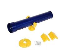 KIDS TELESCOPE TOY FOR CHILDRENS OUTDOOR OR INDOOR CLIMBING FRAME TREE HOUSE DENS AND PLAYHOUSE FOR PIRATE SHIP TOYS AND ACCESSORIES FOR FORTS FOR KIDS (Blue-yellow)
