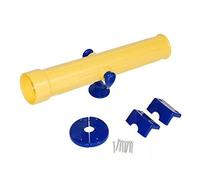 KIDS TELESCOPE TOY FOR CHILDRENS OUTDOOR OR INDOOR CLIMBING FRAME TREE HOUSE DENS AND PLAYHOUSE FOR PIRATE SHIP TOYS AND ACCESSORIES FOR FORTS FOR KIDS happy playgrounds (YELLOW-BLUE)