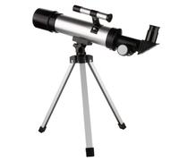 Kids Telescope with Tripod 360/50mm Refractor 90x Black | Sr4mm H20mm Lens Set, 3x Barrow Lens and Oblique Mirror, 0.965 Inch Accessories, Back to School Decorations Random Style