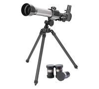 Kids Telescope with Tripod - Optical Refractor Telescope with HD Eyepieces | Astronomical Telescopes Refractor with Finder Scope Compass | Portable Travel Monocular for Watching Moons Stars Landscapes