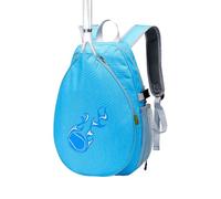 Kids Tennis Racket Bag - Badminton Racket Bag, Breathable Badminton Backpack | For Girls Beginner Youth Players Tournaments Summer Camp School Travel Com, Sky Blue, riferimento alla descrizione