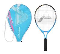Kids Tennis Racket for Junior Toddlers Starter Kit 17-25" for Girl Pink and Boy Yellow with 420D Nylon Shoulder Strap Bag, Graffiti Blue