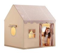 Kids Tent Indoor 47x39x51 Inch Breathable Play Tent with Door and Window Foldable Kids Playhouse with Removable Metal Support for Boys Girls Play Playhouse for