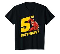 Kids The Flash 5th Birthday T-Shirt