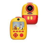 Kids Thermal Instant Print Camera Digital Video Camera 2 Inch High-Definition Large Display Screen 26 Megapixel Max. 32GB TF Card Storage with Printing Paper Hanging Rope Stickers Color Pens for