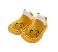 Kids Thick Socks Shoe Size 2 First Girls The Non- Boys Floor Baby Shoes 6-12 Months Boy (Yellow, 6 Toddler)