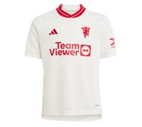 Kids Third Football Shirt White 2023-2024 Man Utd Soccer Sport Jersey Tee Top