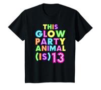 Kids This Glow Party Animal is 13 Birthday T-Shirt