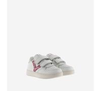 Kids Tiempo Trainers with Touch 'n' Close Fastening white/pink
