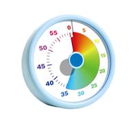 Kids Timer Visual,Silent Learning Tool | Rainbow Disk Classroom Visual Timer | for Home Classrooms Kitchens Bedrooms Libraries Desk Gyms Studying Exercising Cooking Playing
