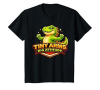 Kids Tiny Arms Big Attitude Funny T-Rex Dinosaur Kids T-Shirt