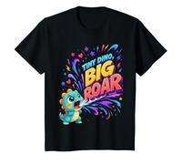 Kids Tiny Dino Big Roar Cute Dinosaur T-Shirt