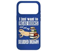 Kids Tiny Dinosaur Read Books & Pet My Bearded Dragon Lover Case for iPhone 17 Pro Max