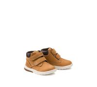 Kids Toddle Tracks Mid Hook & Loop Leather Ankle Boots honey