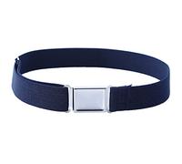 Kids Toddler Adjustable Magnetic Belt - Big Elastic Stretch Belt with Easy Magnetic Buckle for Boys Girls (Navy Blue)(Size: One size)