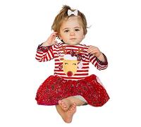 Kids Toddler Baby Girl Christmas Dress,Long Sleeve Santa Claus Red Princess Tulle Dress Dresses For Girls Pink Outfit Mini Miss Costume Fall Winter Clothes Hat (Red #5,3-4 Years)