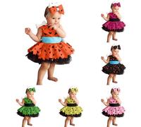 Kids Toddler Baby Girl Flintstone Costume Boy Historical Stone Age Cave Girl Caveman Cosplay Halloween Outfit Comfy