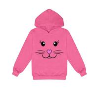 Kids Toddler Boys Girls Hoodies Pullover Hooded Sweatshirts Long Sleeve Shirt for Birthday Cute Fall Winter Clothes Boys Clothes (Hot Pink, 4-5 Years)