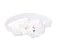 Kids Toddler Cloth Headband Pearl Headwear Elastic Rhinestone Hair Band Flower Hair Accessories for Baby Girl