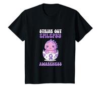 Kids Toddler Epilepsy Shirt - Strike Out Eplilepsy T-Shirt