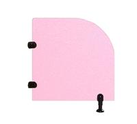 Kids Toilet Partition Urinal Screen, Cartoon Bathroom Divider for Kindergarten Shopping Malls Public Places, Pink 27.6x27.6in/70x70cm