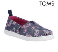 Kids TOMS Canvas Shoes Slip On Summer Holiday Elastic Lightweight Fashion Sandal