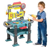 Kids Tool Bench Toy, Maintenance Worker Role-playing Toys for 3 4 5 6 Year Old Boys, STEM Learning Toys for Kids Ages 3 4 5, Toolbox Set With Toy Drill, Screwdriver