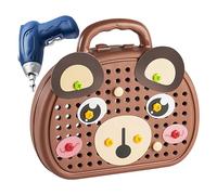 Kids Tool Set - Educational Construction Toys with Electric Drill | Educational Preschool Engineering Toy for Young Children Girls Over 3+ Years Old