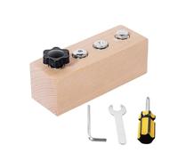 Kids Tool Set - Metal And Wood Durable Design | Kids Tool Kid Tools Bench | Educational Pretend Play Workshop For And Children For Building Skills, Creativity, Role Play, Indoor Learning Fun