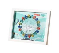 Kids Tooth Storage Planner Polystyrene Display Case for Lost Teeth Collection and Photo Relics Kids Primary Tooth Artifact Planner