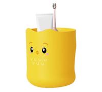 Kids Toothbrush Cup - Cartoon Toothpaste Holder, 300ml Unbreakable Bathroom Tumbler Set | Cute Washroom Organizer For Boys Girls Children Home School Travel Sink Countertop