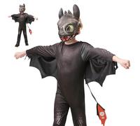 Kids Toothless Boys Fancy Dress How To Train Your Dragon Night Fury Suit Costume