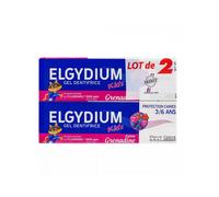 Kids Toothpaste Gel Toothpaste Caries Protection 3/6 Years Old 2 x 50ml - Grenadine