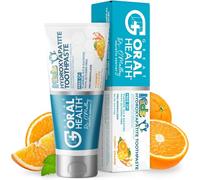 Kids Toothpaste No Fluoride; Non-Toxic Remineralizing Nano Hydroxyapatite Toothpaste Made by Dentist with Xylitol for kids Cavity Protection & Gums, Safe to swallow for Children/Toddlers, Yummy Orange