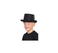 Smiffy's Top Hat – Kids – Black – Boys Fancy Dress – One Size