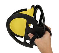 Kids' Toss and Catch Game Racket Set, Bright Color Design, Soft and Pressure Resistant, 2 Rackets and 4 Balls, Ergonomic Design, Develop Hand-Eye Coordination Skills, Ideal for Outdoor (Black)