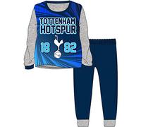 Kids Tottenham Hotspur Spurs Childrens Girls Boys Pyjamas/Pyjama Set Grey/Blue Age 5-6 Years