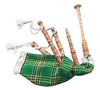 Kids Toy Bagpipe/Junior Playable Bagpipes/Child Bagpipe Various Tartans (Irish Green Tartan)