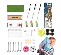 Kids Toy Golf Set - Portable Golf Toy Set | Kids Goilf Suitcase Game Play Sets | Automatic Golfs Returner Suitable For Indoor & Outdoor Plays, Motor Skill Development & Fun Sports Learning